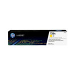 HP 126A Yellow Original LaserJet Toner Cartridge, CE312A